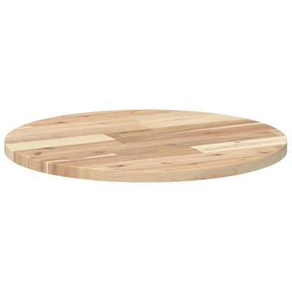 vidaXL Tischplatte Rund Ø50x2 cm Massivholz Akazie