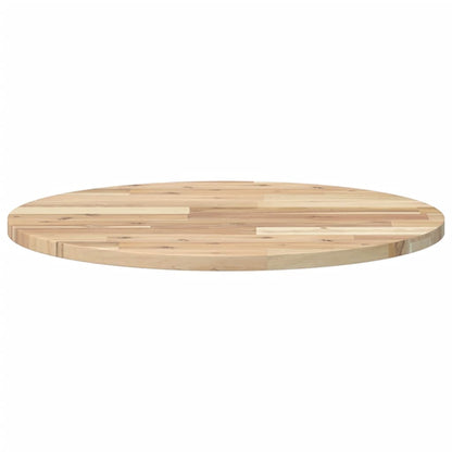 vidaXL Plateau de table rond Ø60x2 cm en bois d'acacia massif