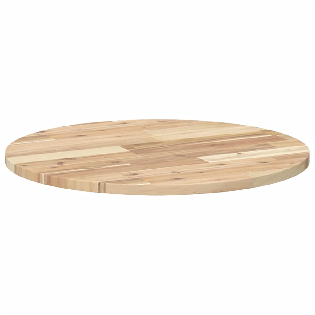 vidaXL Plateau de table rond Ø60x2 cm en bois d'acacia massif