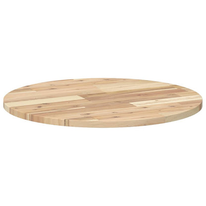 vidaXL Plateau de table rond Ø60x2 cm en bois d'acacia massif