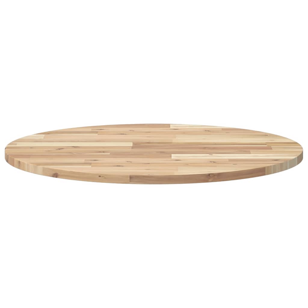 vidaXL Tischplatte Rund Ø70x2 cm Massivholz Akazie