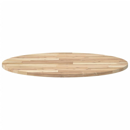 vidaXL Tischplatte Rund Ø80x2 cm Massivholz Akazie