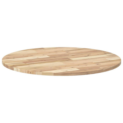 vidaXL Tischplatte Rund Ø80x2 cm Massivholz Akazie