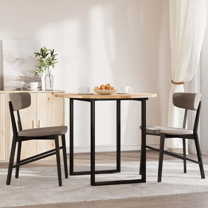 vidaXL Tischplatte Rund Ø90x2 cm Massivholz Akazie