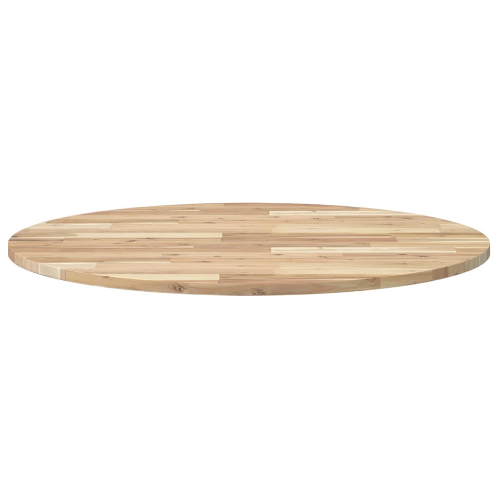 vidaXL Tischplatte Rund Ø90x2 cm Massivholz Akazie