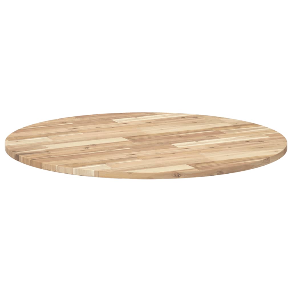 vidaXL Tischplatte Rund Ø90x2 cm Massivholz Akazie