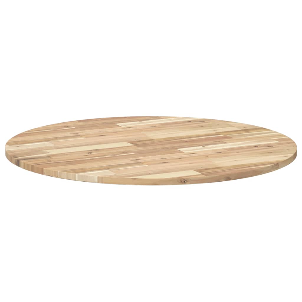 vidaXL Tischplatte Rund Ø90x2 cm Massivholz Akazie