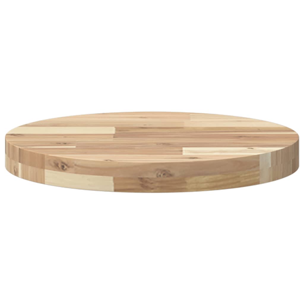 vidaXL Tischplatte Rund Ø40x4 cm Massivholz Akazie