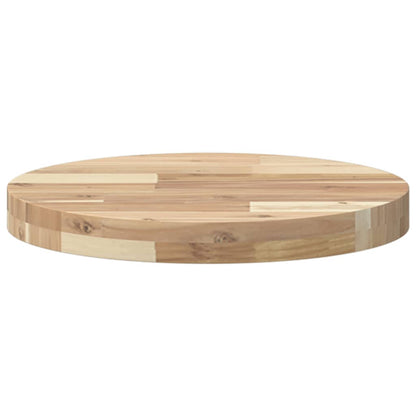 vidaXL Tischplatte Rund Ø40x4 cm Massivholz Akazie