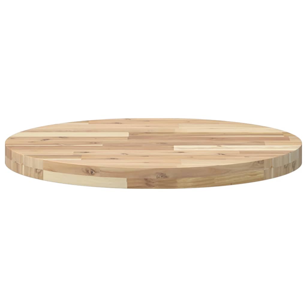 vidaXL Tischplatte Rund Ø60x4 cm Massivholz Akazie