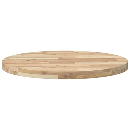 vidaXL Tischplatte Rund Ø70x4 cm Massivholz Akazie