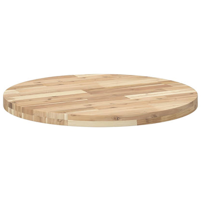 vidaXL Tischplatte Rund Ø70x4 cm Massivholz Akazie
