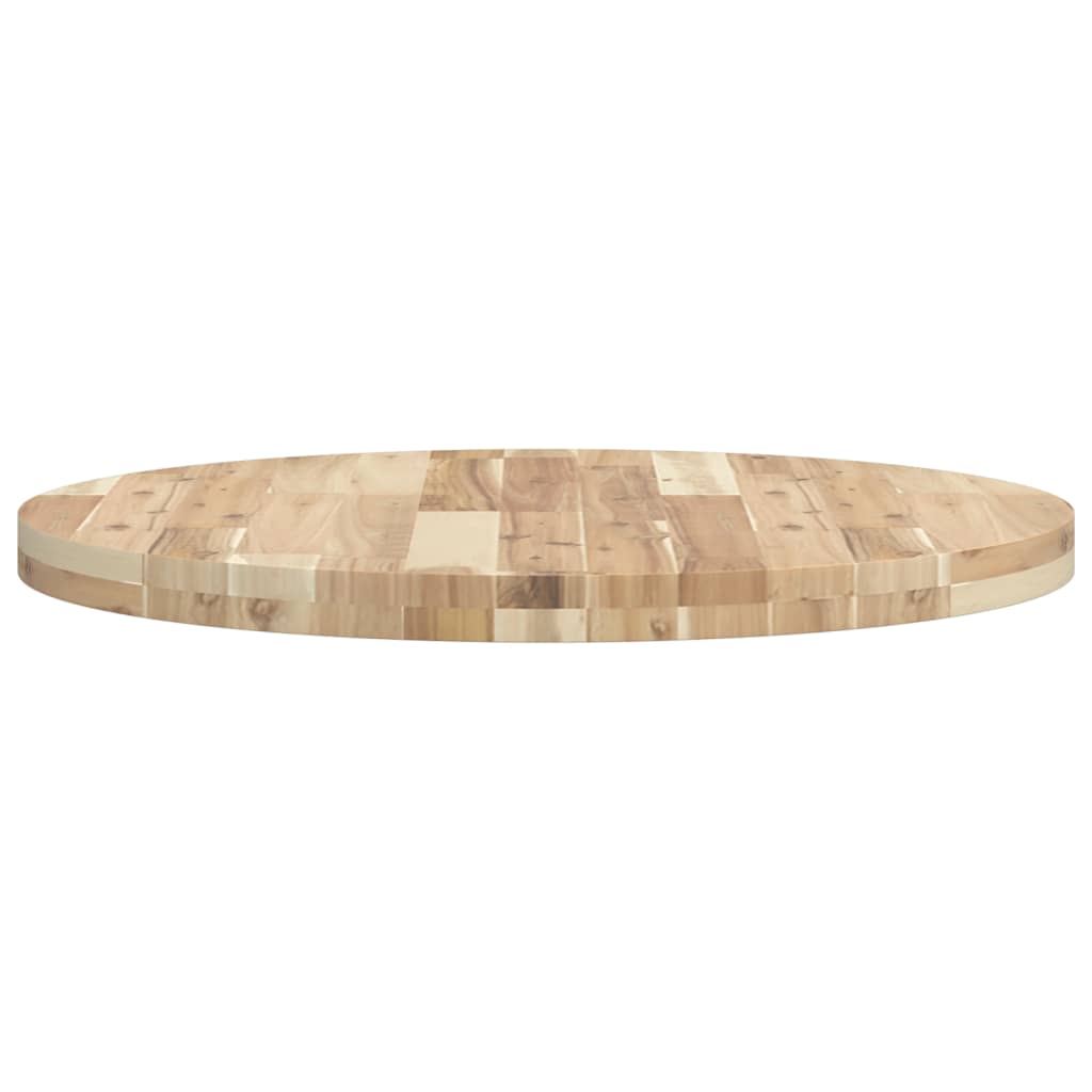 vidaXL Tischplatte Rund Ø70x4 cm Massivholz Akazie