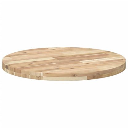 vidaXL Tischplatte Rund Ø70x4 cm Massivholz Akazie