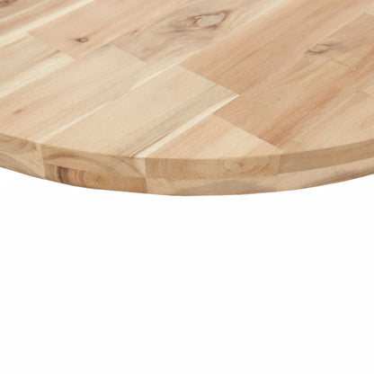vidaXL Tischplatte Rund Ø70x4 cm Massivholz Akazie