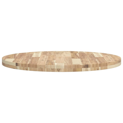 vidaXL Tischplatte Rund Ø80x4 cm Massivholz Akazie