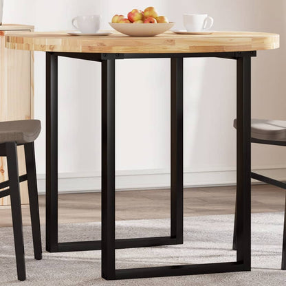 vidaXL Tischplatte Rund Ø90x4 cm Massivholz Akazie