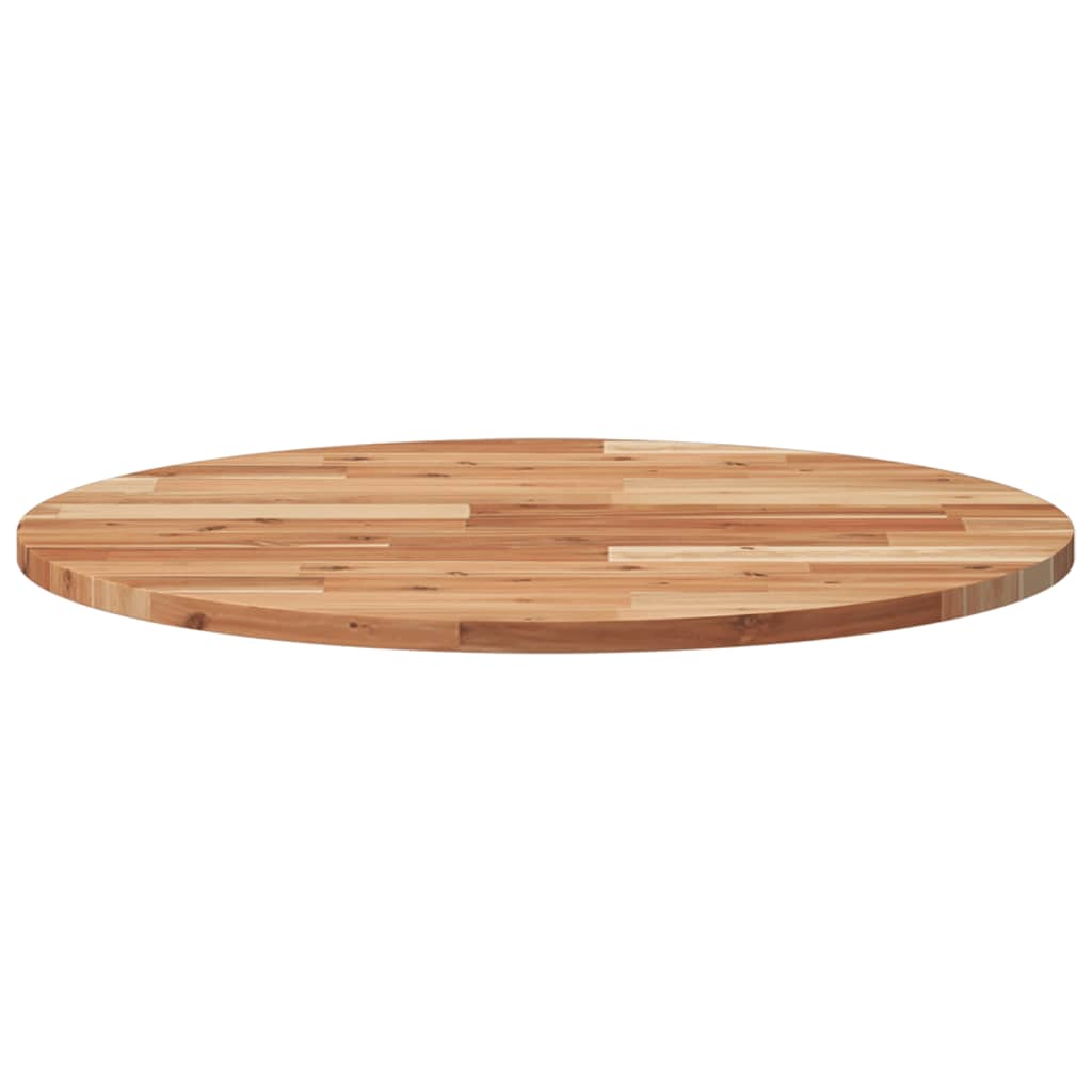 vidaXL Plateau de table rond Ø70x2 cm en bois d'acacia massif