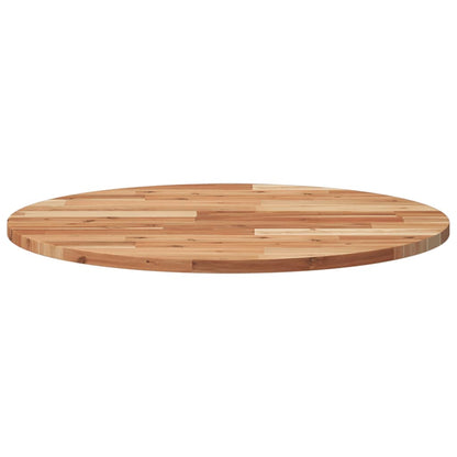 vidaXL Plateau de table rond Ø70x2 cm en bois d'acacia massif