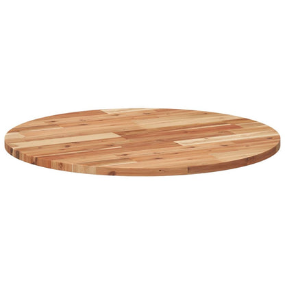 vidaXL Plateau de table rond Ø70x2 cm en bois d'acacia massif