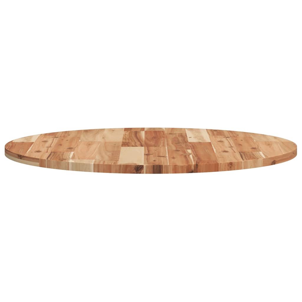 vidaXL Plateau de table rond Ø70x2 cm en bois d'acacia massif