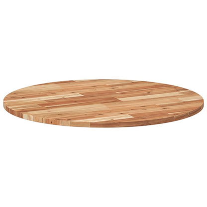 vidaXL Tischplatte Rund Ø80x2 cm Massivholz Akazie