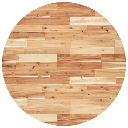 vidaXL Plateau de table rond Ø90x2 cm en bois d'acacia massif