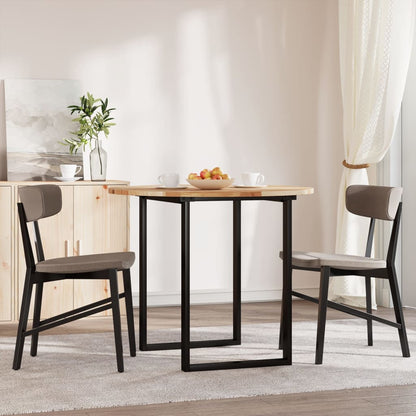 vidaXL Plateau de table rond Ø90x2 cm en bois d'acacia massif