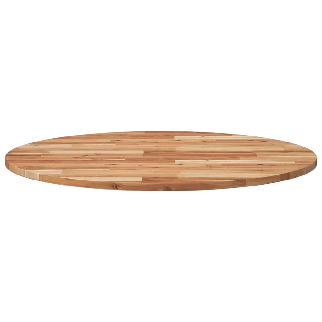 vidaXL Plateau de table rond Ø90x2 cm en bois d'acacia massif