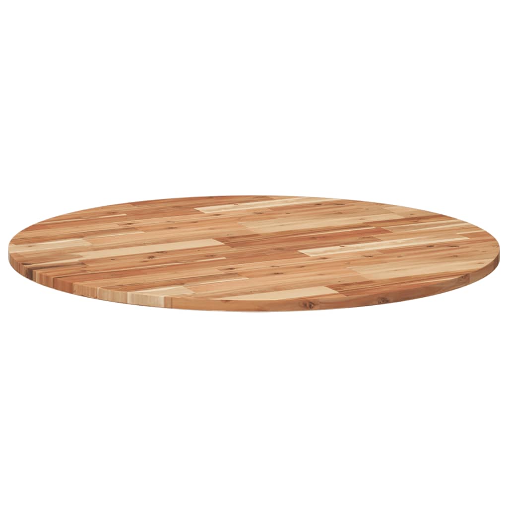 vidaXL Plateau de table rond Ø90x2 cm en bois d'acacia massif