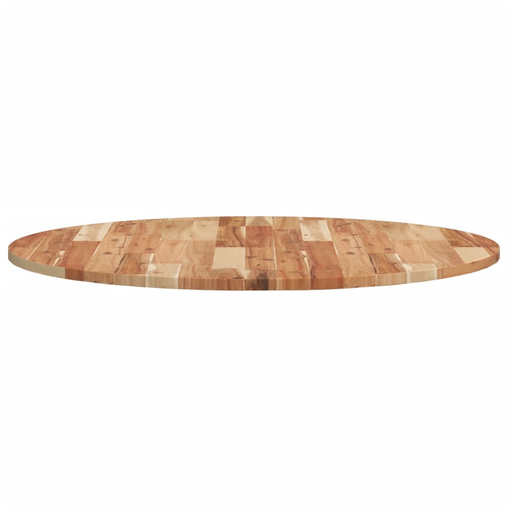 vidaXL Plateau de table rond Ø90x2 cm en bois d'acacia massif