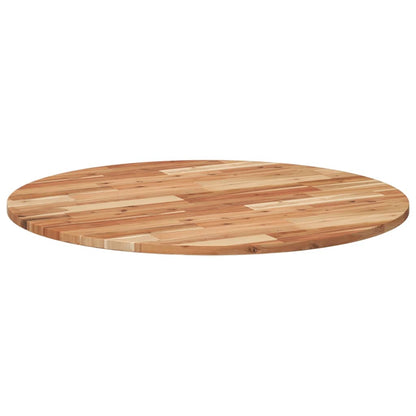 vidaXL Plateau de table rond Ø90x2 cm en bois d'acacia massif