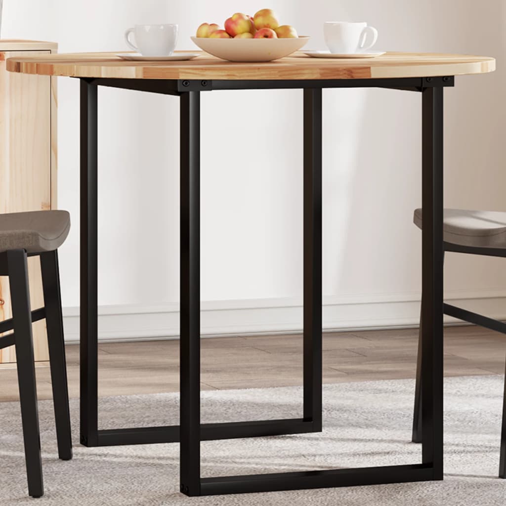vidaXL Plateau de table rond Ø90x2 cm en bois d'acacia massif