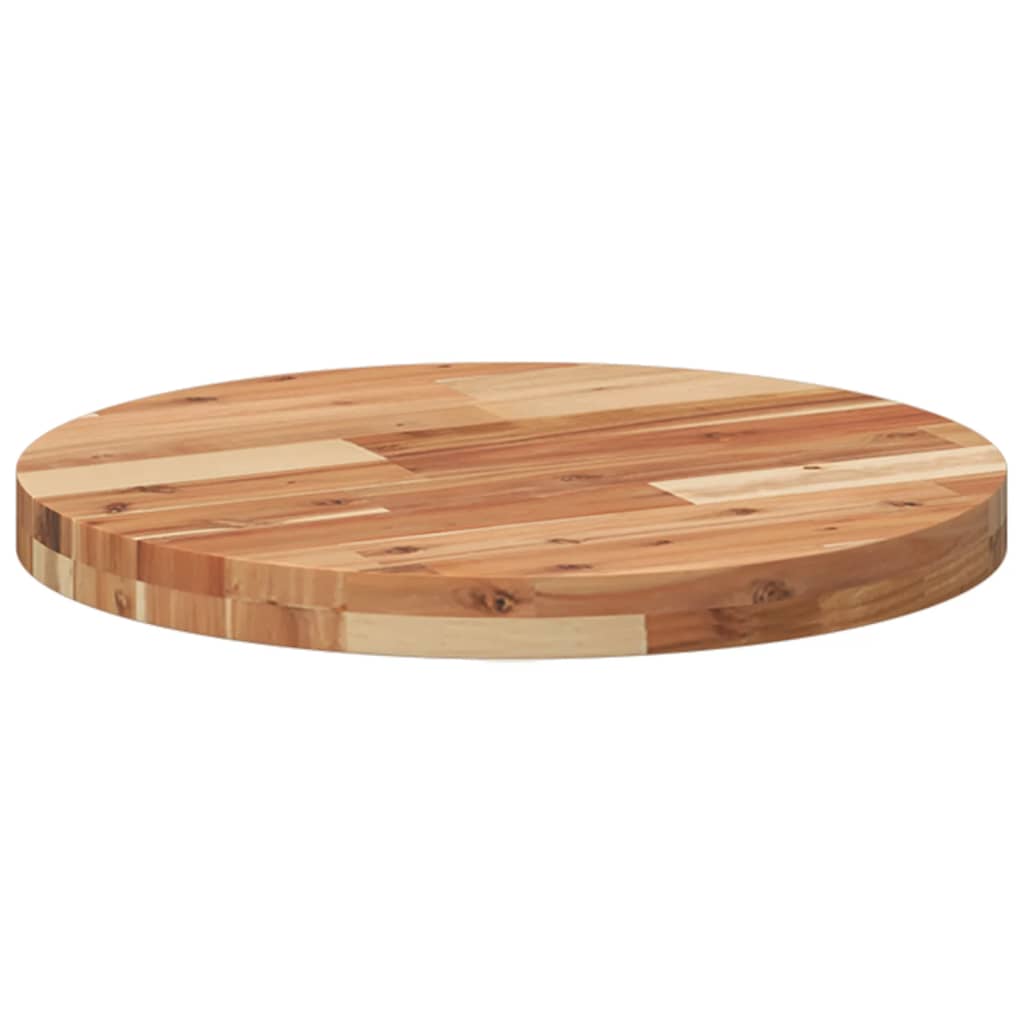 vidaXL Tischplatte Rund Ø50x4 cm Massivholz Akazie