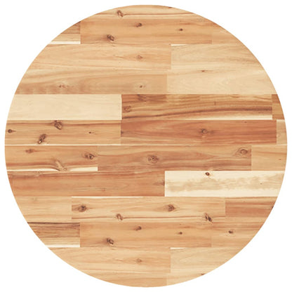 vidaXL Tischplatte Rund Ø60x4 cm Massivholz Akazie