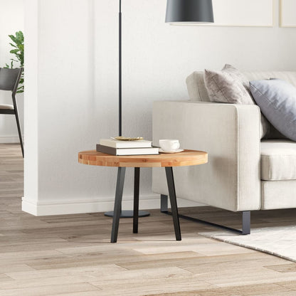 vidaXL Tischplatte Rund Ø60x4 cm Massivholz Akazie