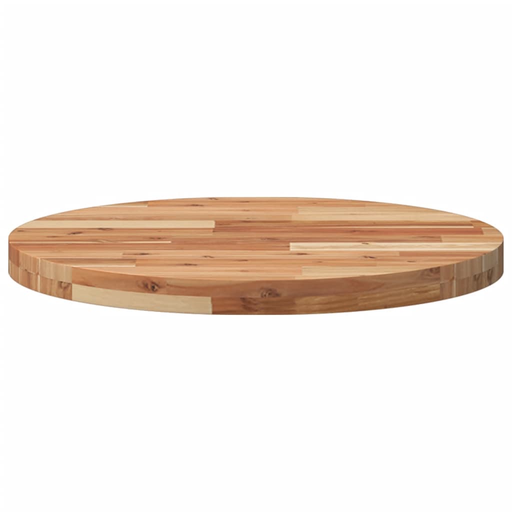vidaXL Tischplatte Rund Ø60x4 cm Massivholz Akazie