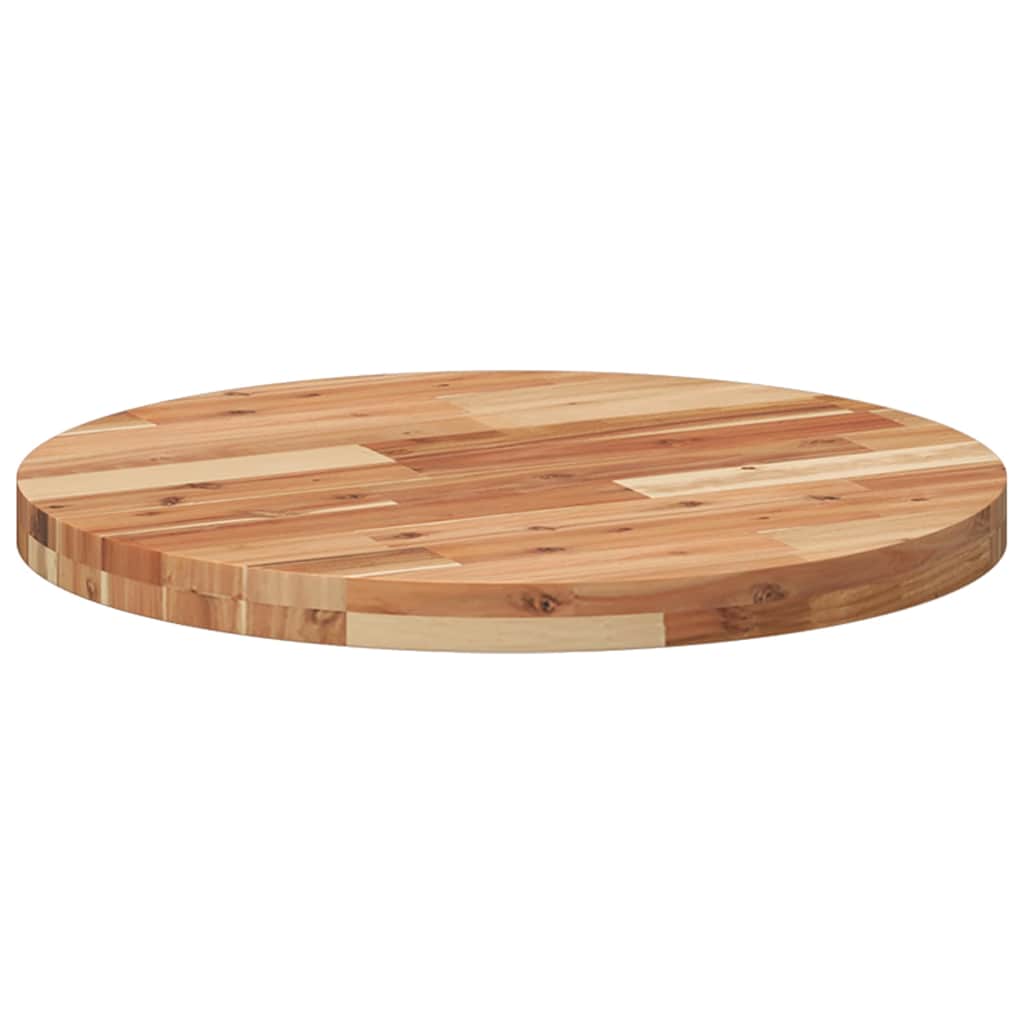 vidaXL Tischplatte Rund Ø60x4 cm Massivholz Akazie