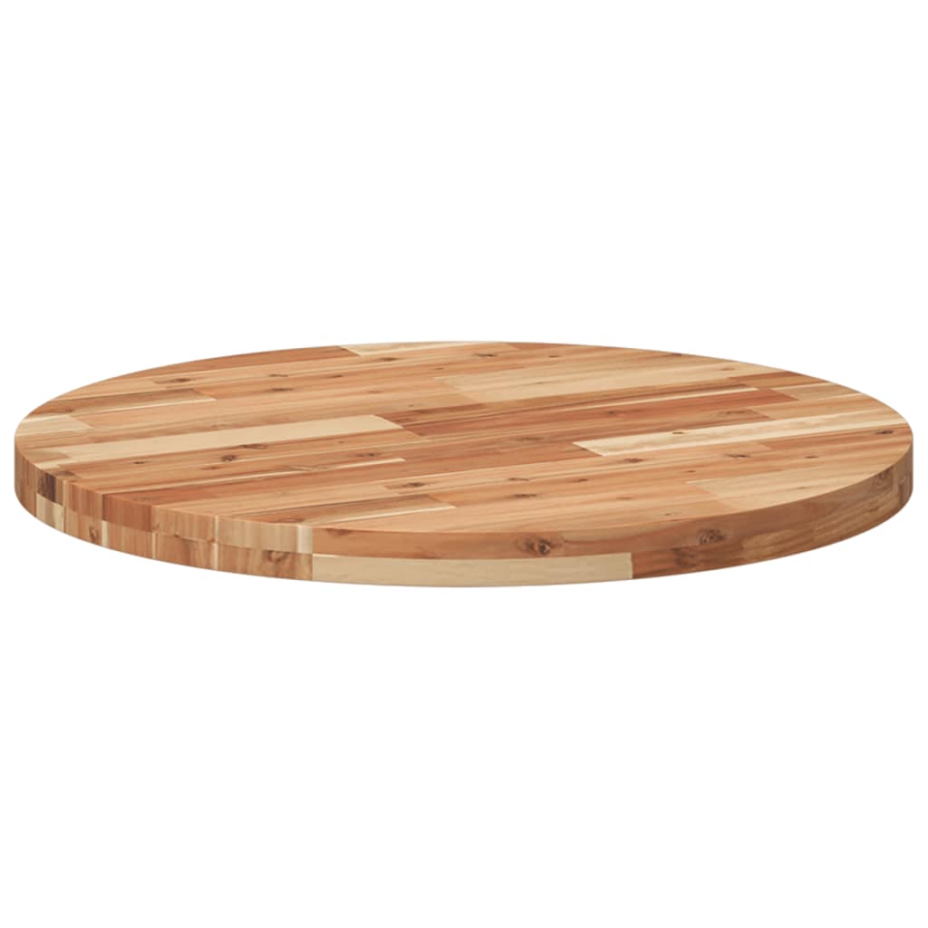 vidaXL Tischplatte Rund Ø70x4 cm Massivholz Akazie
