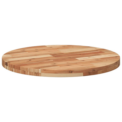 vidaXL Tischplatte Rund Ø70x4 cm Massivholz Akazie