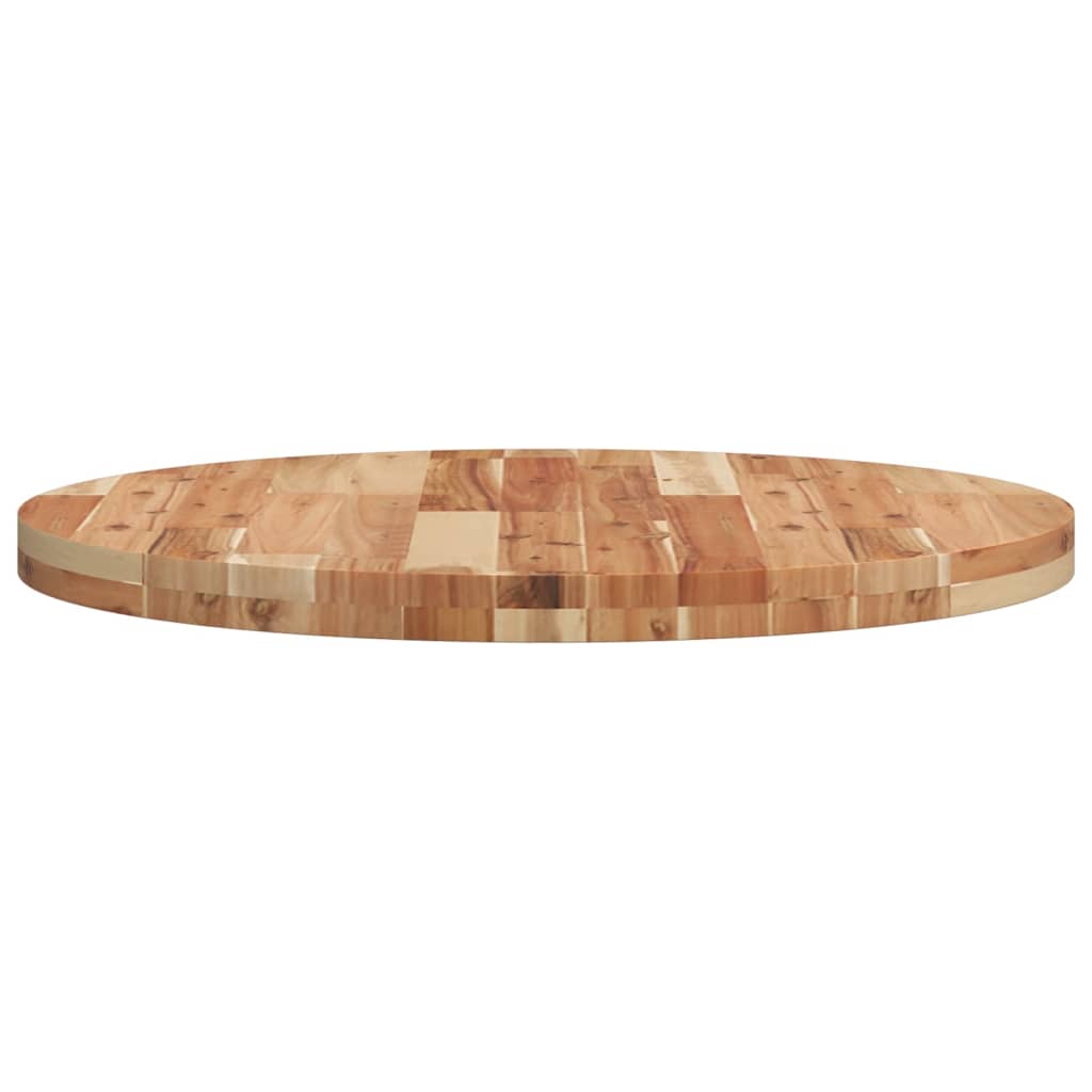 vidaXL Tischplatte Rund Ø70x4 cm Massivholz Akazie