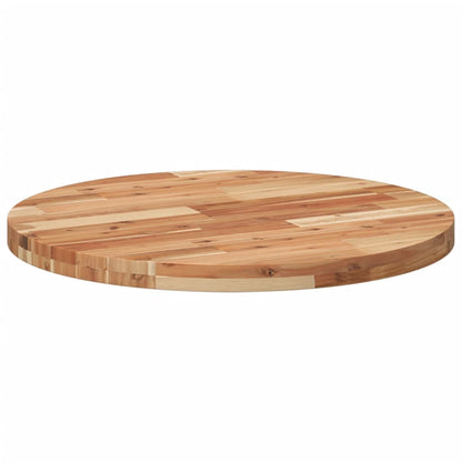 vidaXL Tischplatte Rund Ø70x4 cm Massivholz Akazie