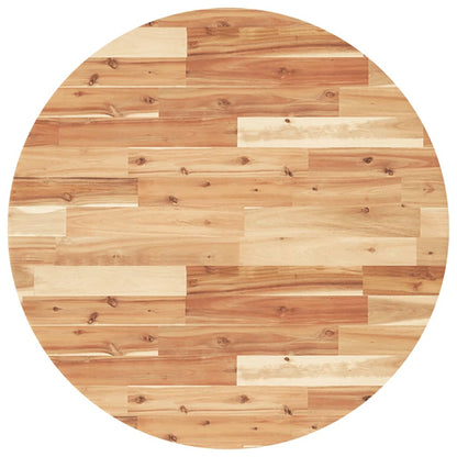 vidaXL Tischplatte Rund Ø80x4 cm Massivholz Akazie
