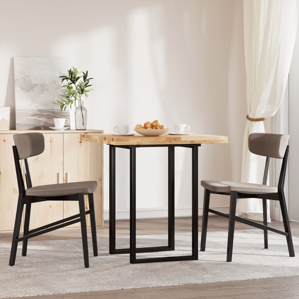 vidaXL Plateau de table carré 70x70x4 cm en bois d'acacia massif