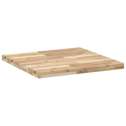 vidaXL Plateau de table carré 70x70x4 cm en bois d'acacia massif