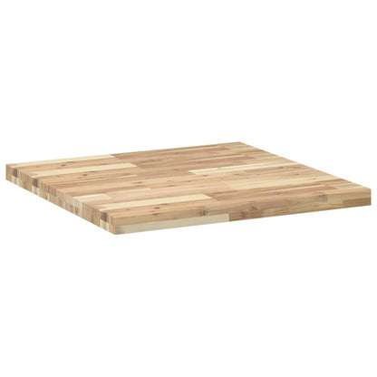 vidaXL Plateau de table carré 70x70x4 cm en bois d'acacia massif