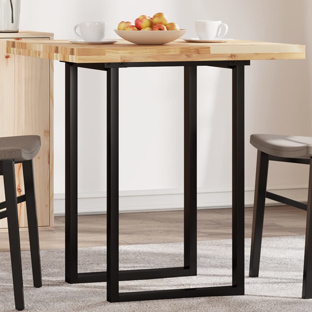 vidaXL Plateau de table carré 70x70x4 cm en bois d'acacia massif