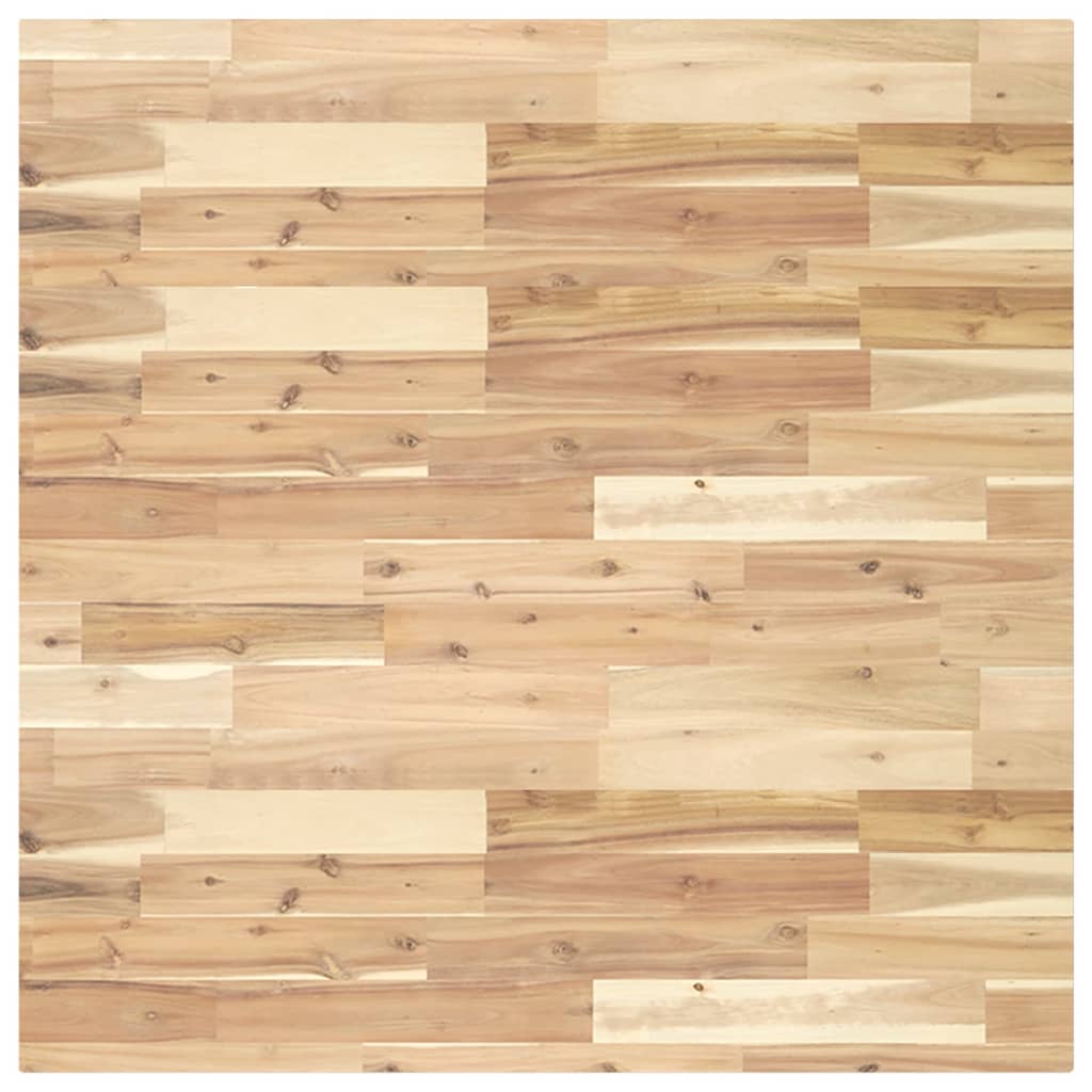 vidaXL Tischplatte Quadratisch 90x90x4 cm Massivholz Akazie