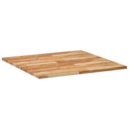 vidaXL Tischplatte Quadratisch 80x80x2 cm Massivholz Akazie