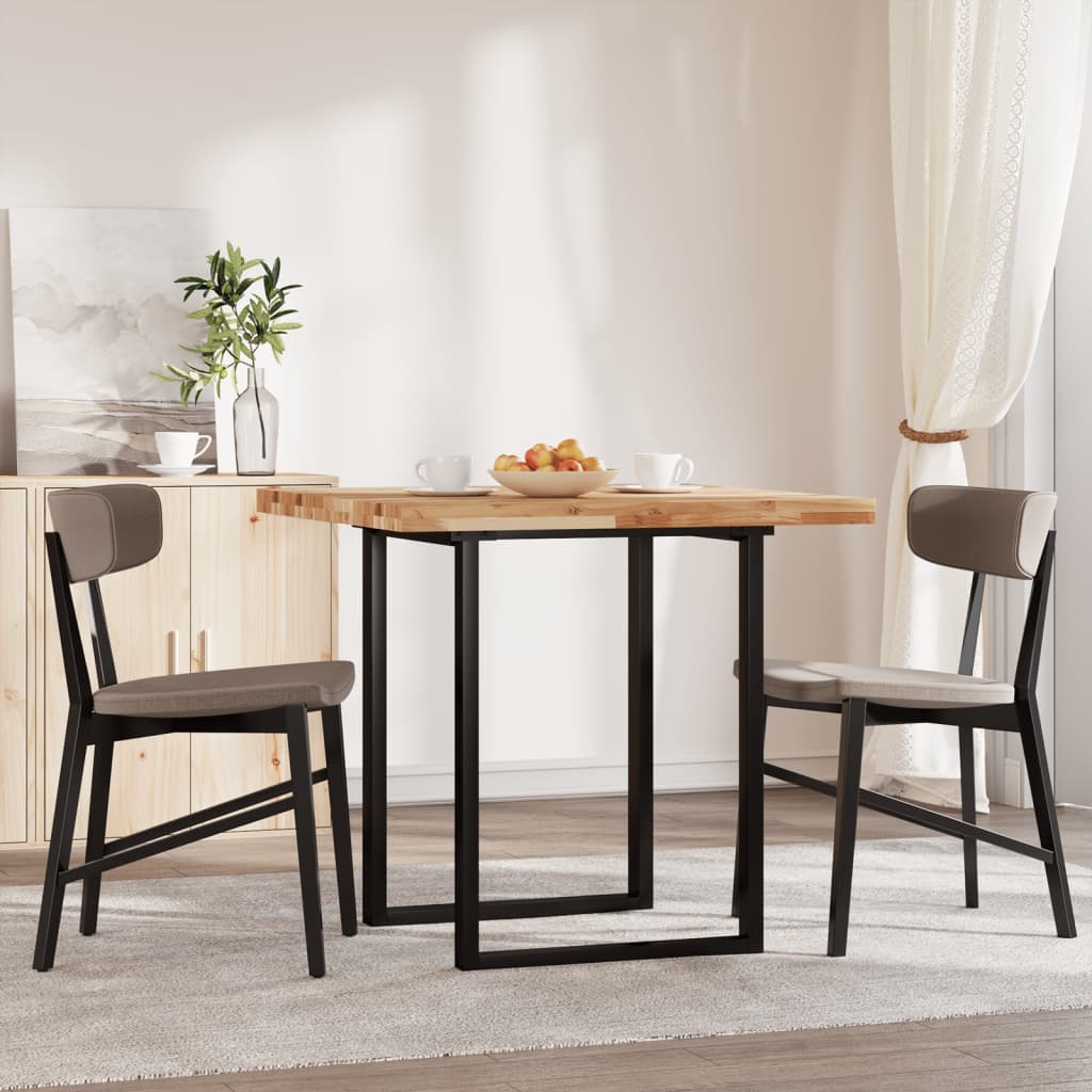 vidaXL Tischplatte Quadratisch 80x80x4 cm Massivholz Akazie